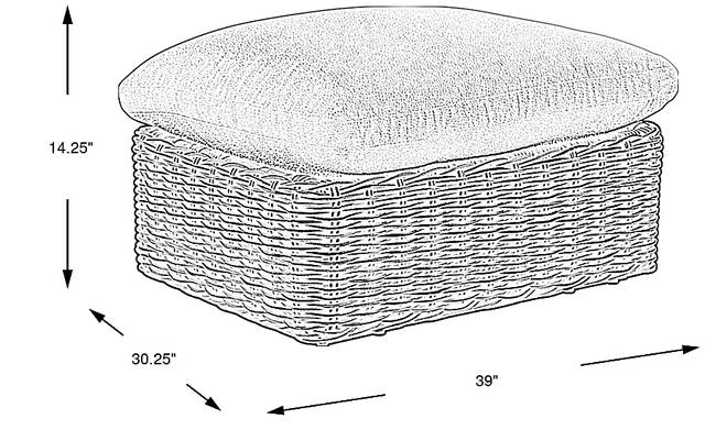 Dimension Image. Please refer to the Dimension Tab on this page for dimension details.