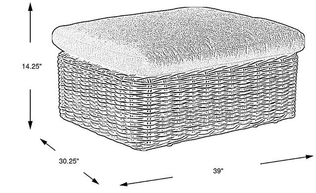 Dimension Image. Please refer to the Dimension Tab on this page for dimension details.