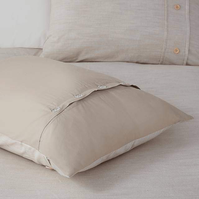 Plumosa Natural 5 Pc Full/Queen Comforter Set - Thumbnail - Image 8