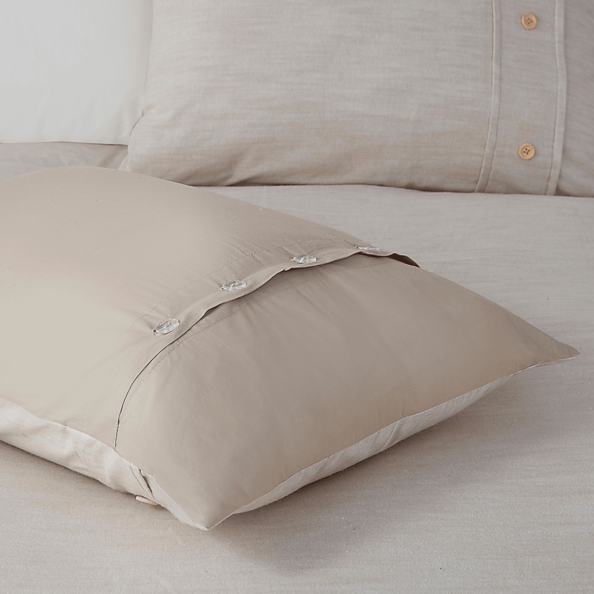 Plumosa Natural 5 Pc Full/Queen Comforter Set - Image 8
