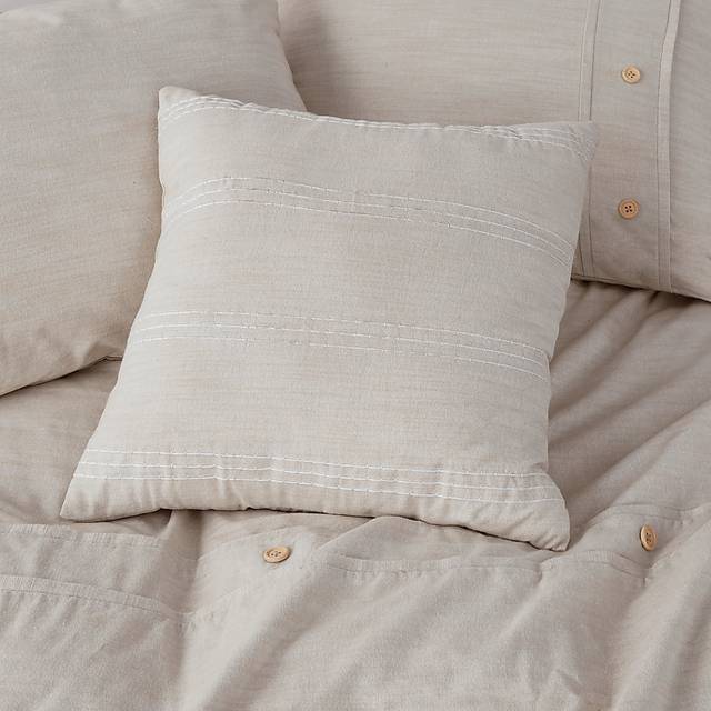 Plumosa Natural 5 Pc Full/Queen Comforter Set - Thumbnail - Image 9