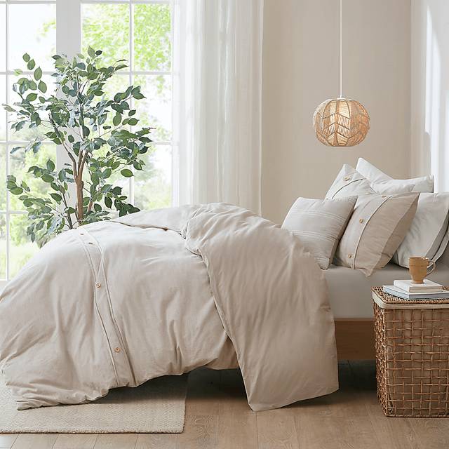 Plumosa Natural 5 Pc Full/Queen Comforter Set - Thumbnail - Image 2