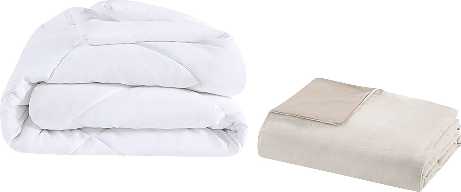 Plumosa Natural 5 Pc Full/Queen Comforter Set - Image 14