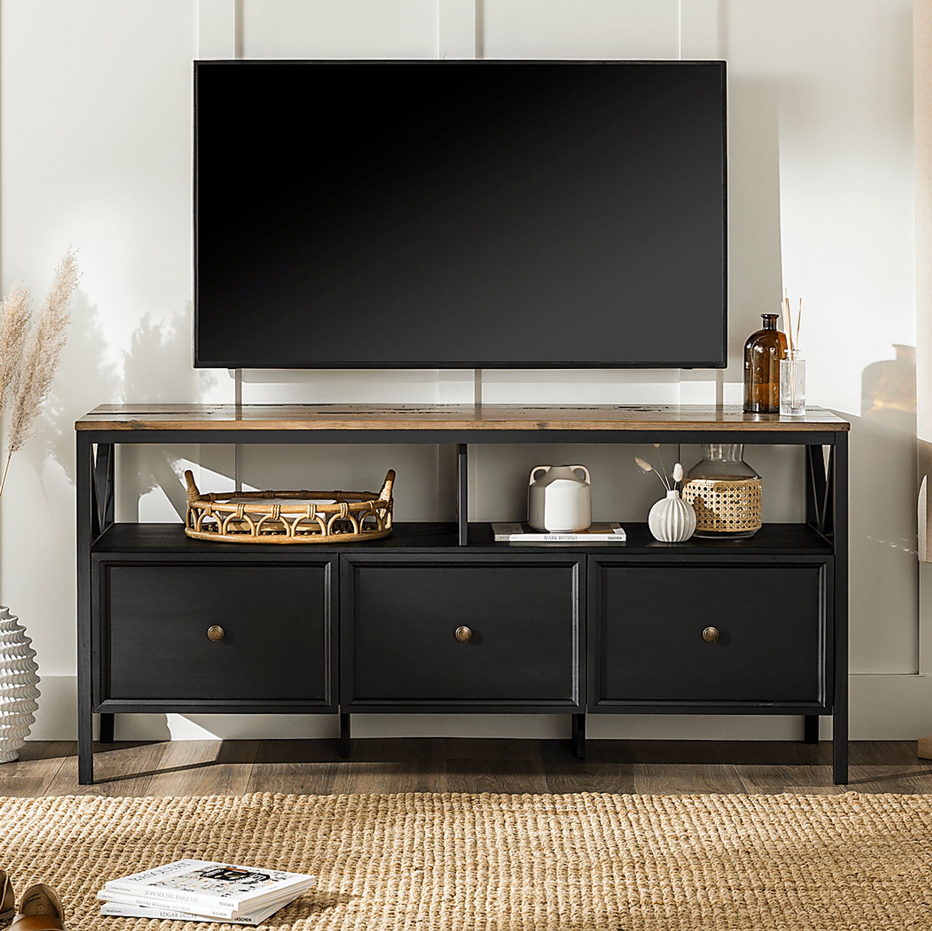 Plumpoint Black 60 in. Console - Image 4