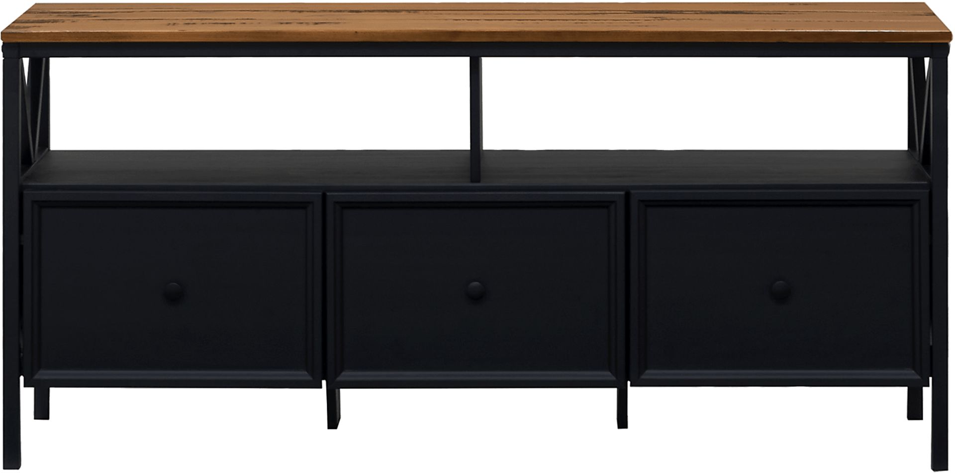 Plumpoint Black 60 in. Console - Image 1