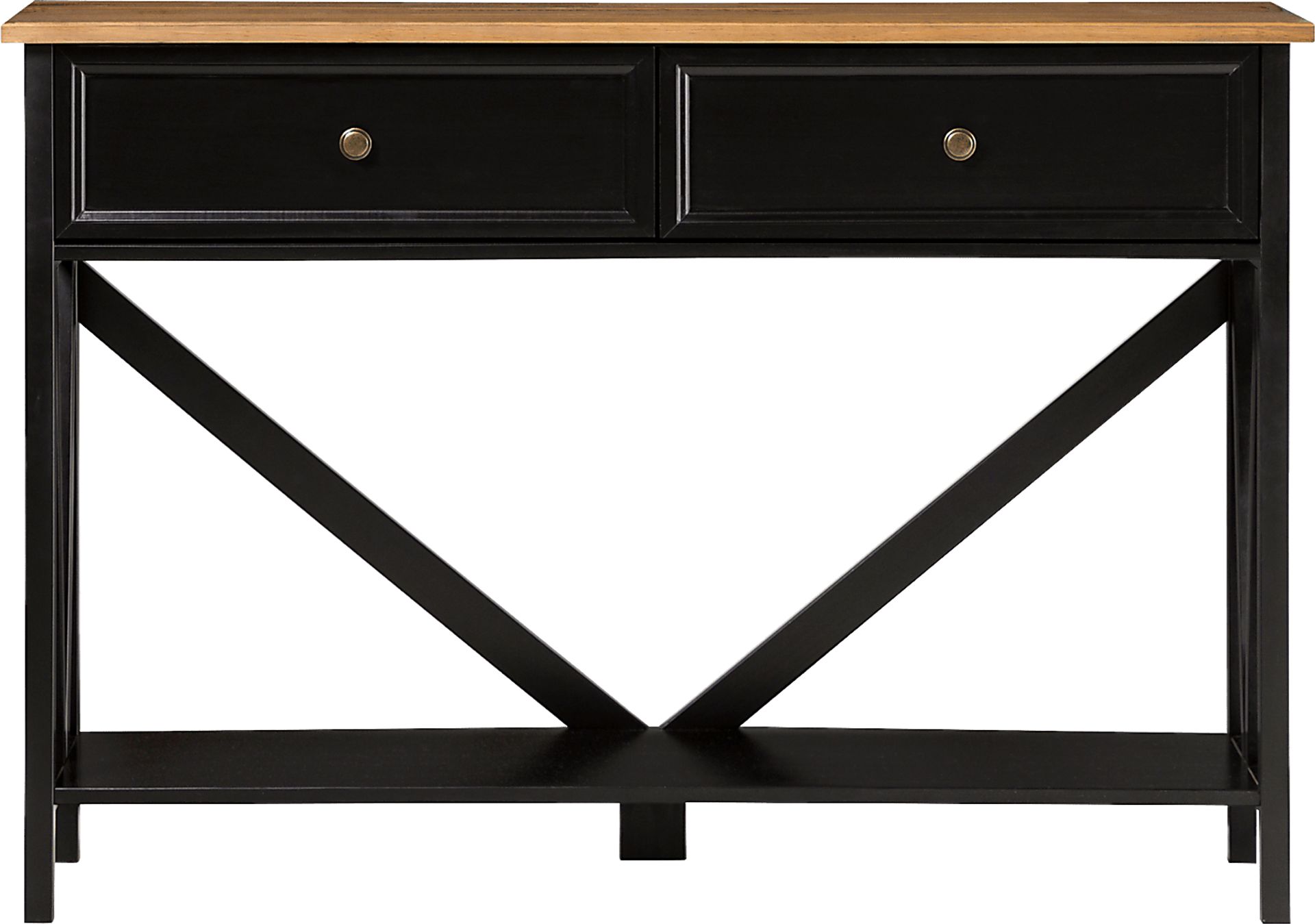 Plumpoint Black Sofa Table - Image 1