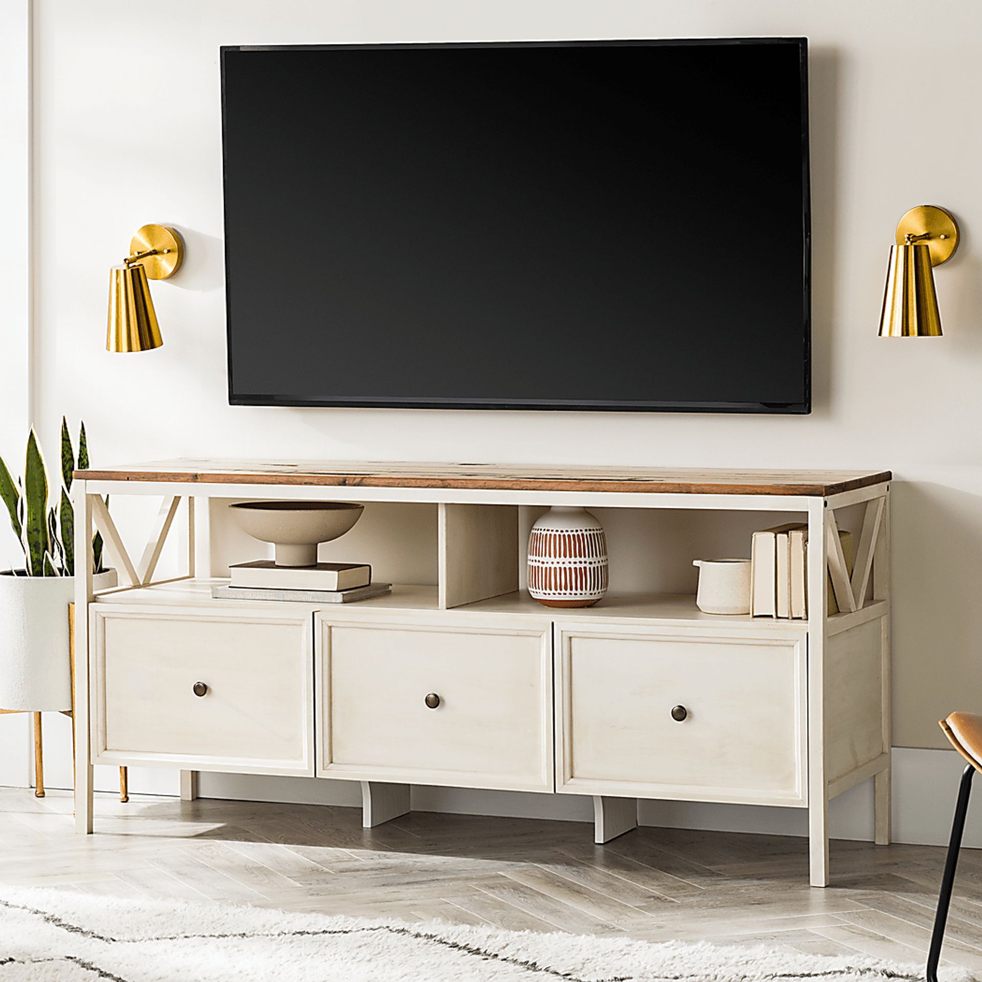 Plumpoint Oak 60 in. Console - Image 2