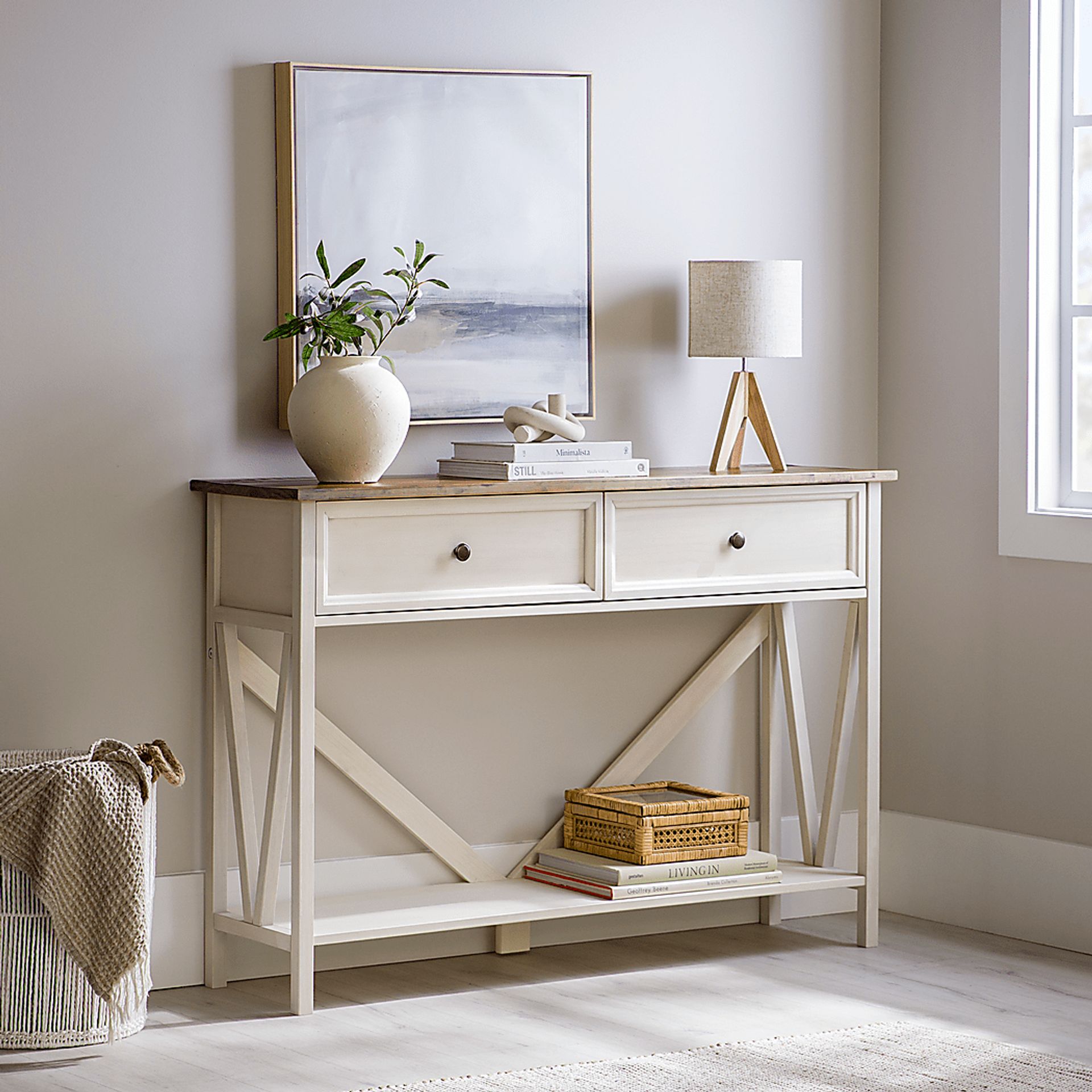 Plumpoint Oak Sofa Table - Image 2