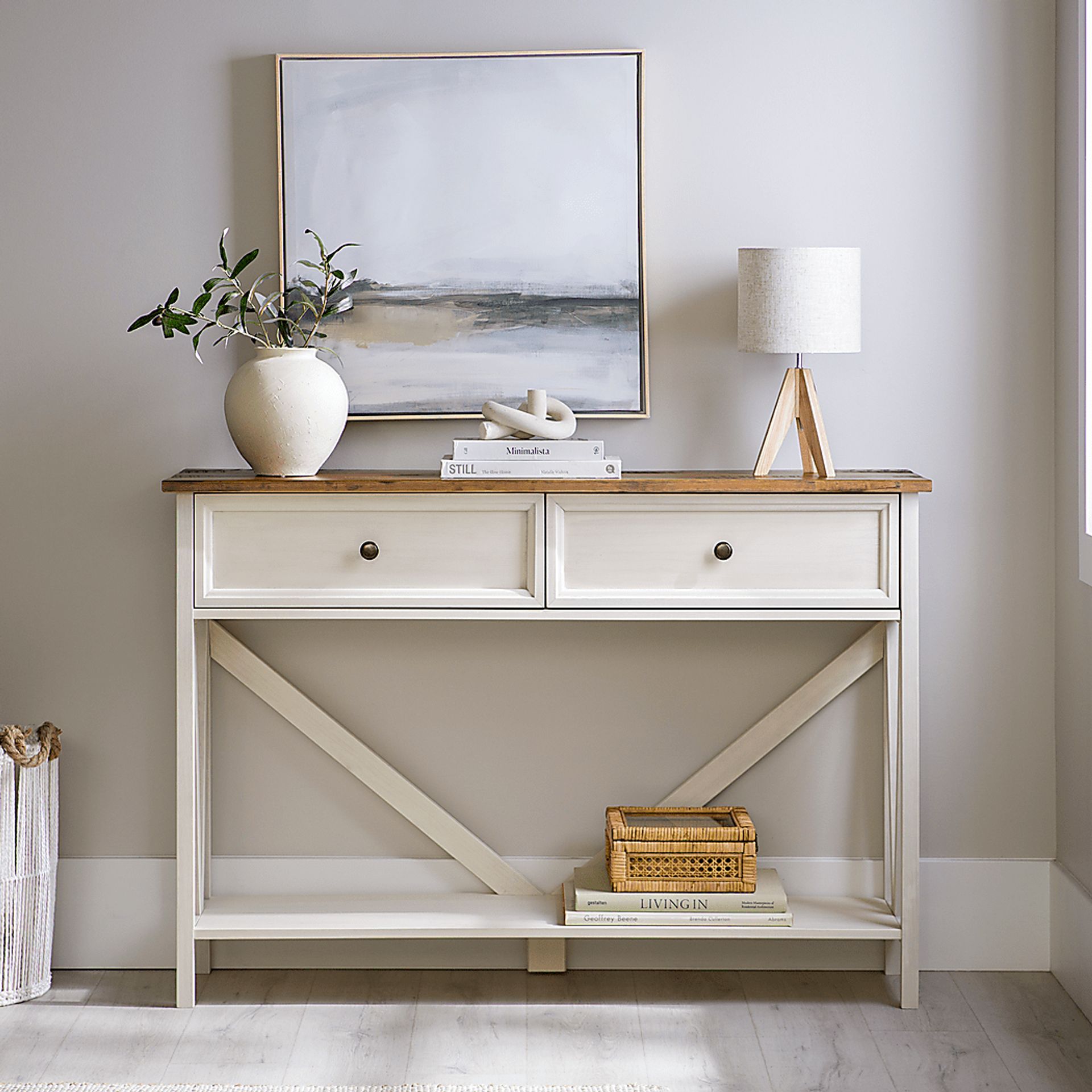 Plumpoint Oak Sofa Table - Image 3