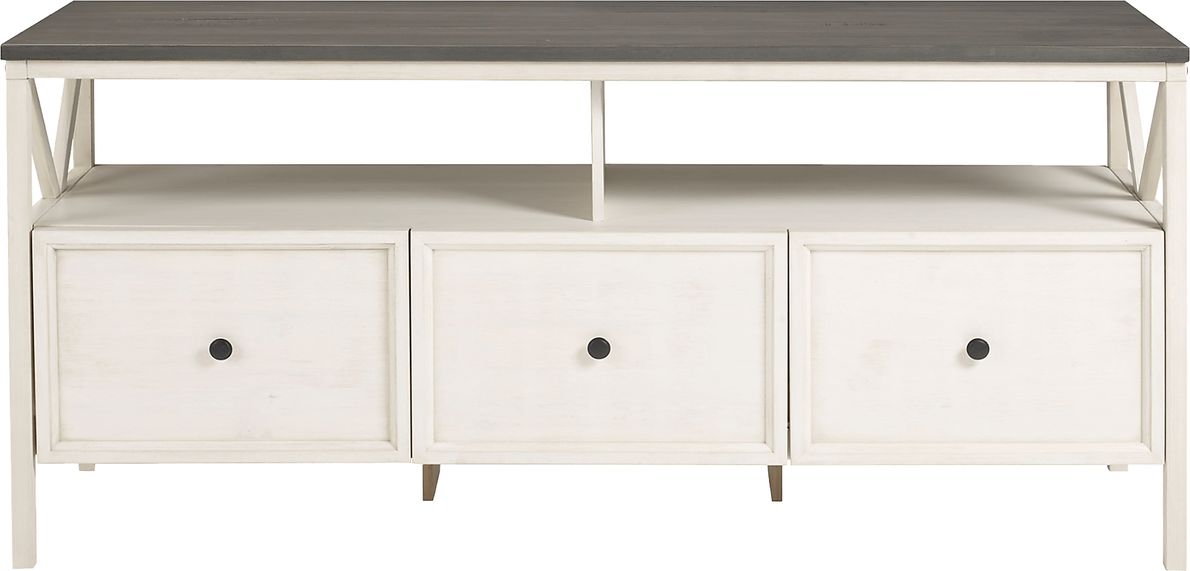 Plumpoint White 60 in. Console