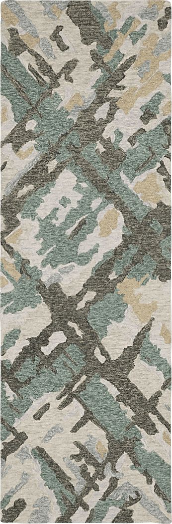 Plumsky Grey 2'6 x 8' Rug