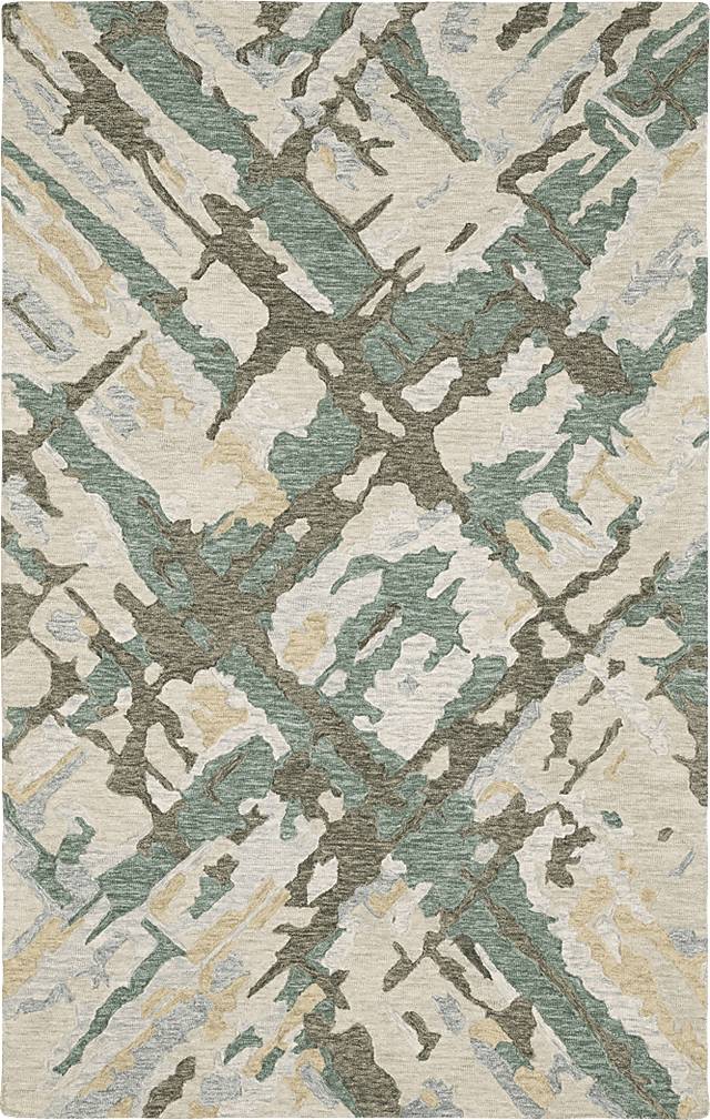 Plumsky Grey 5' x 8' Rug - Thumbnail - Image 1