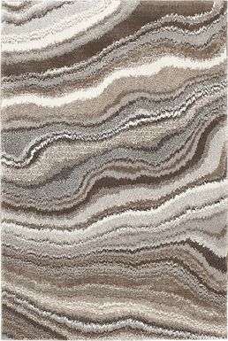 Plush Quartz Brown 7'10 x 9'10 Rug