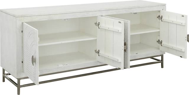 Plyley White Credenza - Thumbnail - Image 4