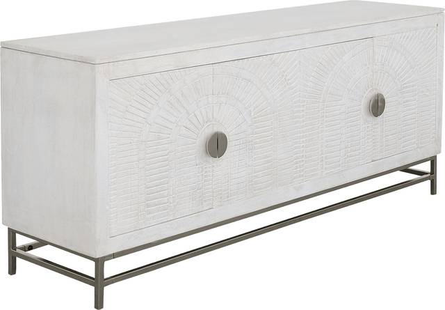 Plyley White Credenza - Thumbnail - Image 1