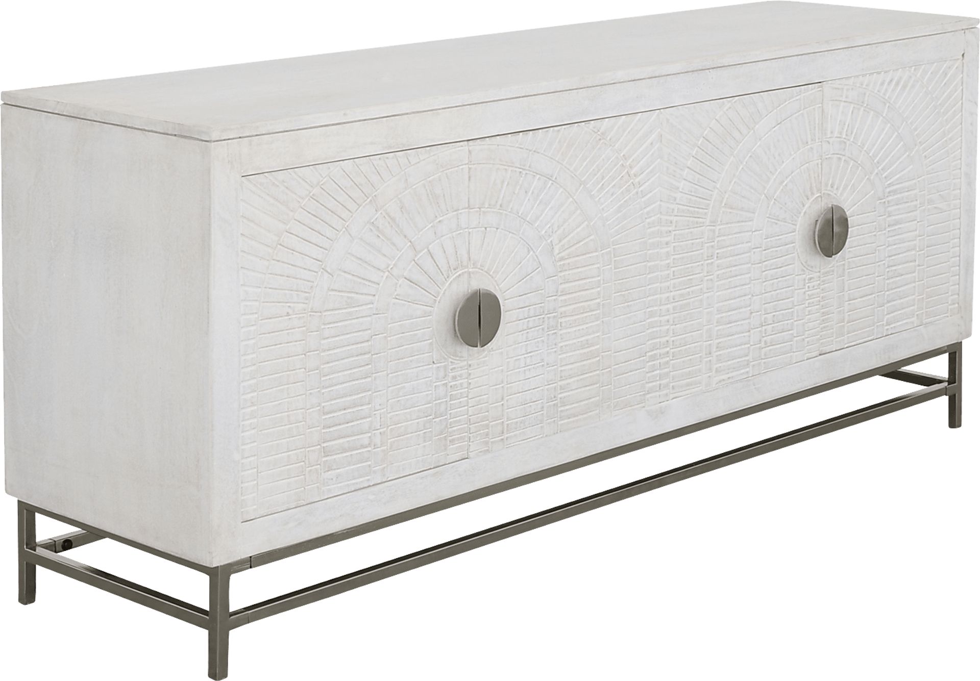 Plyley White Credenza - Image 1