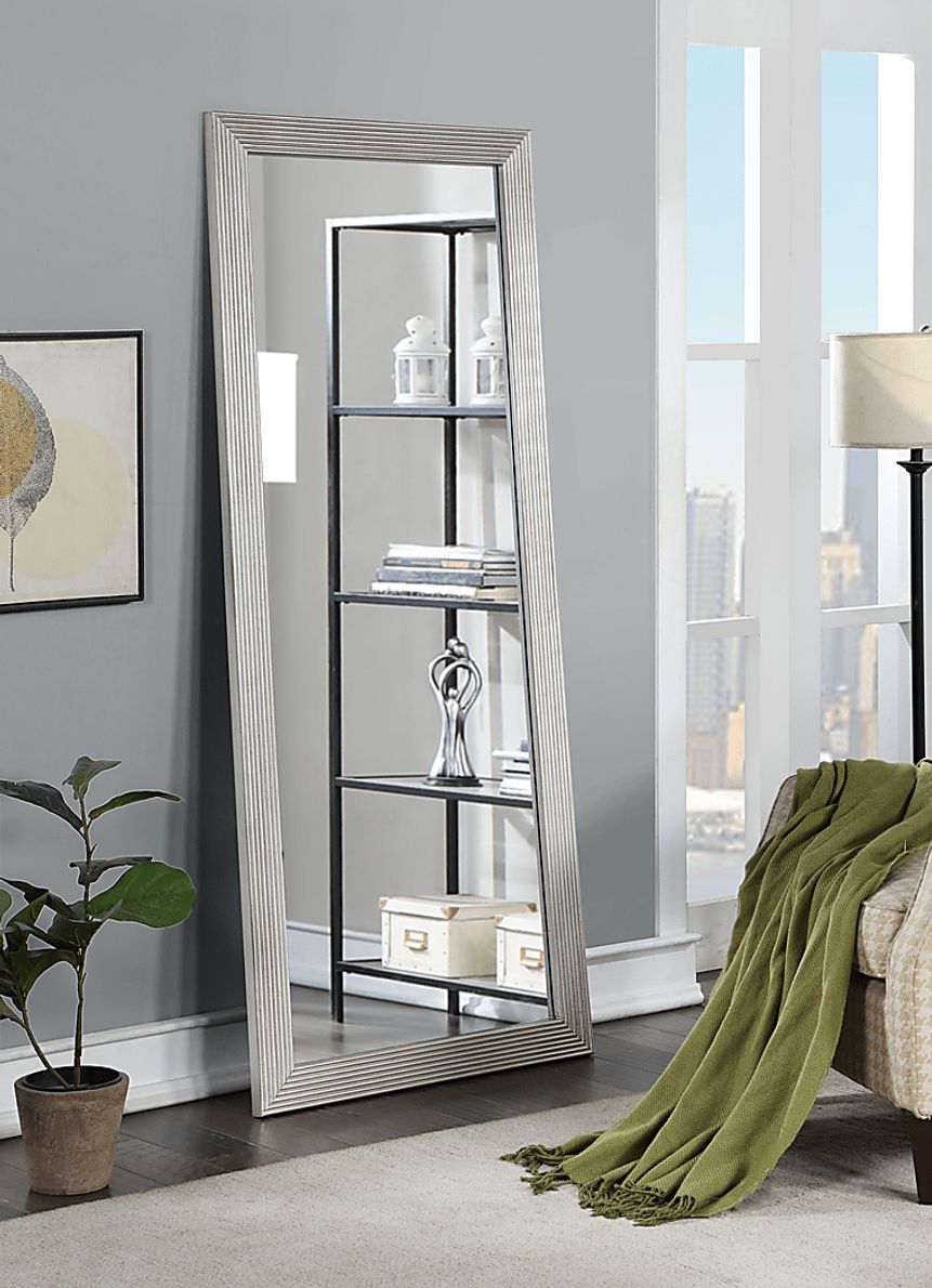 Plymstock Gray Floor Mirror