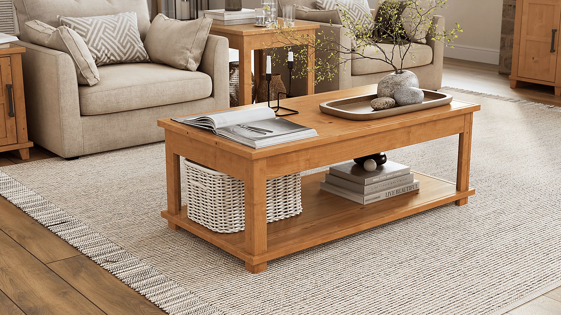 Oxtona Brown Coffee Table - Image 2