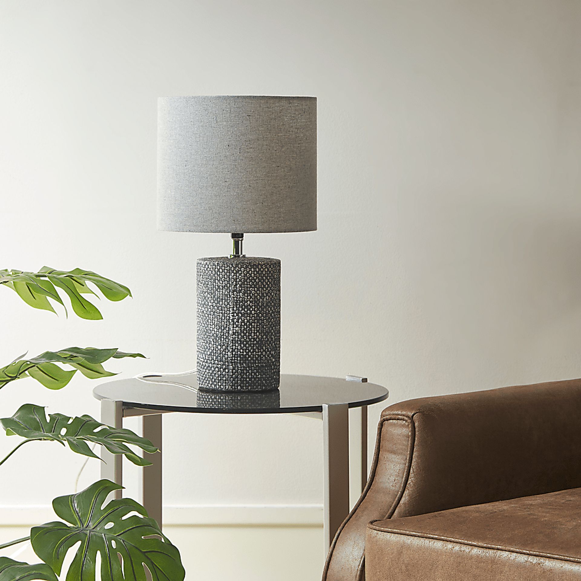 Poe Grove Gray Lamp - Image 2