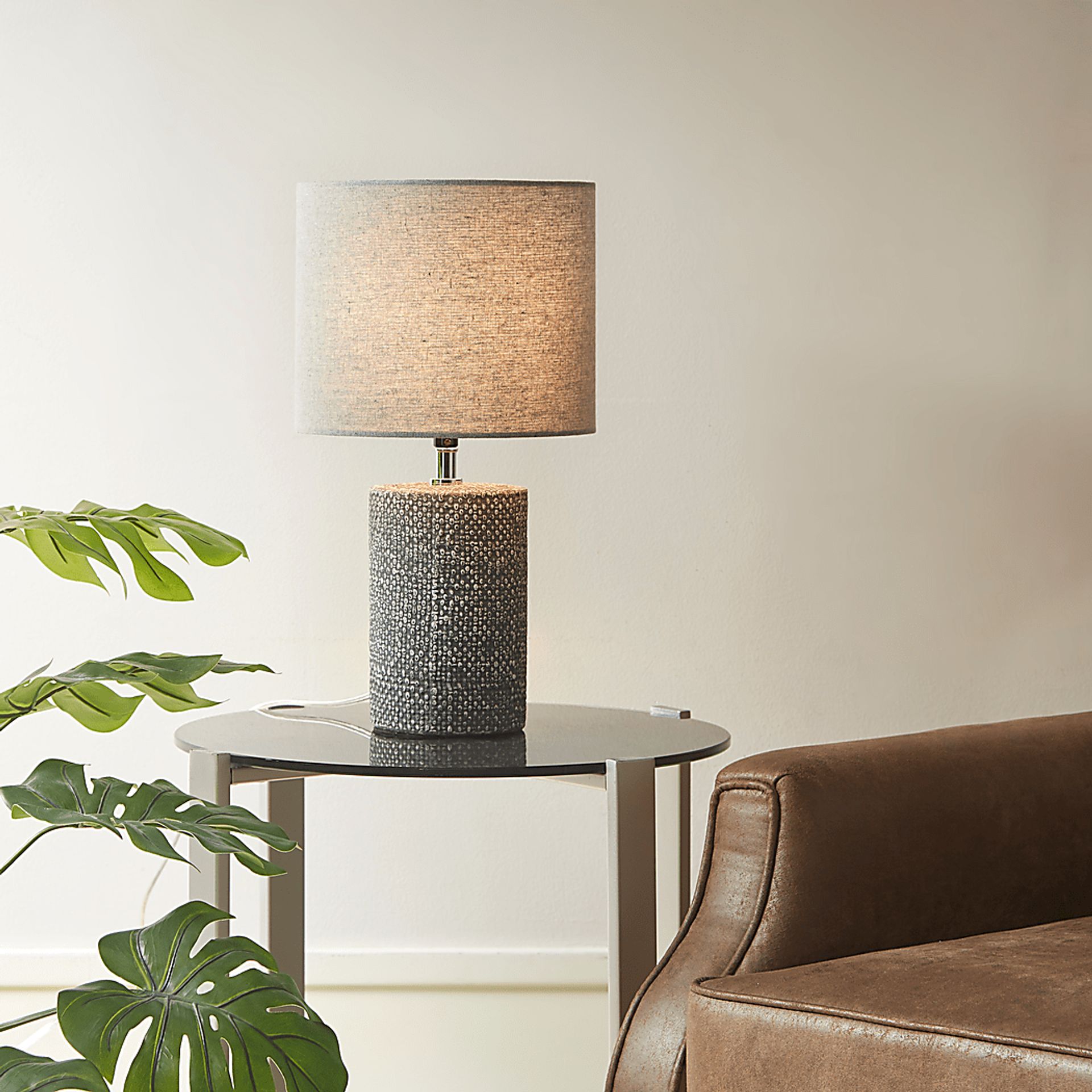 Poe Grove Gray Lamp - Image 6