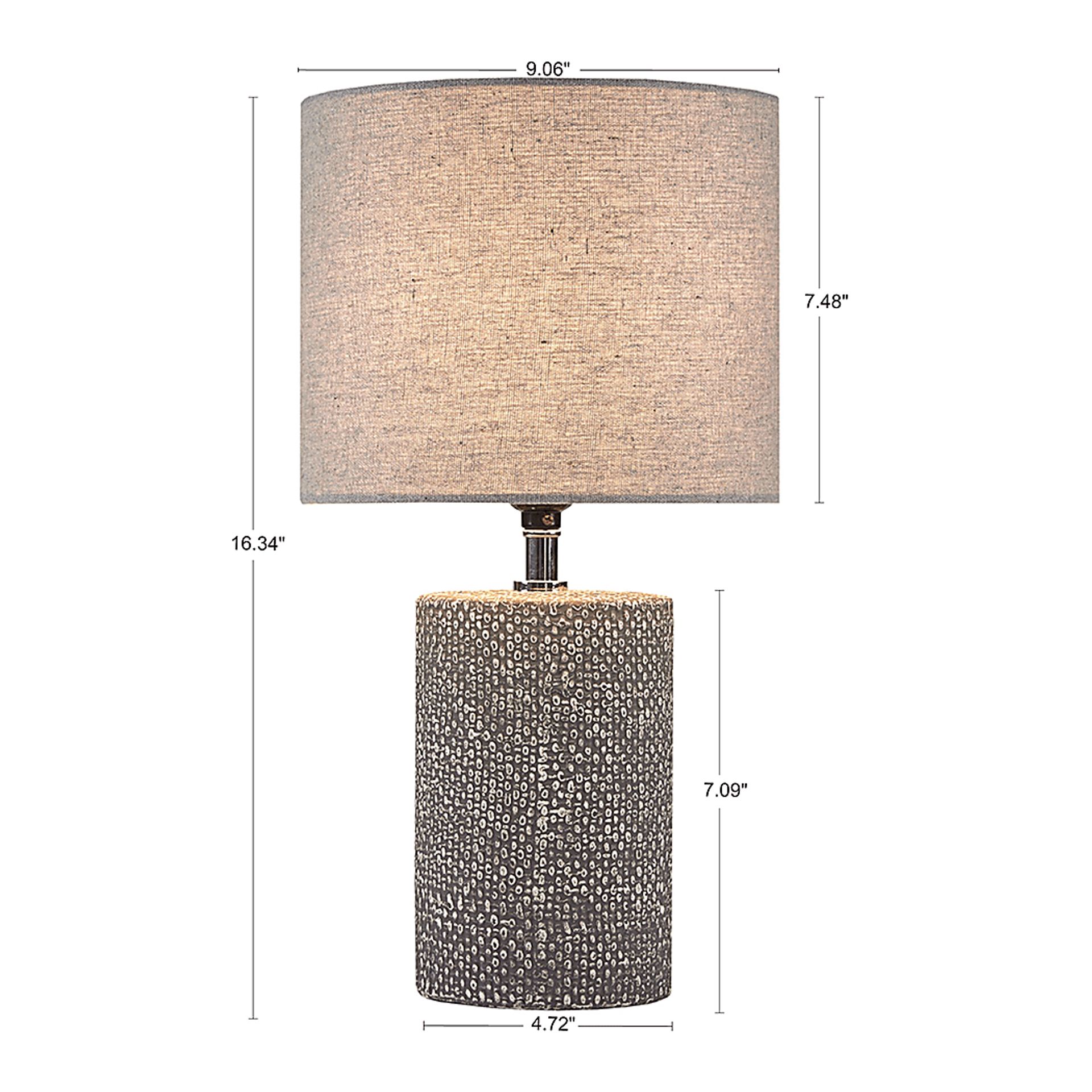 Poe Grove Gray Lamp - Image 7