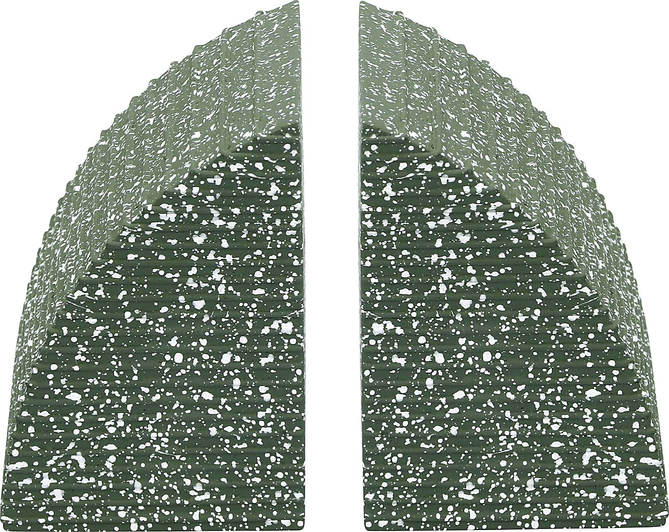 Poehnert Green Arc Bookends, Set of 2