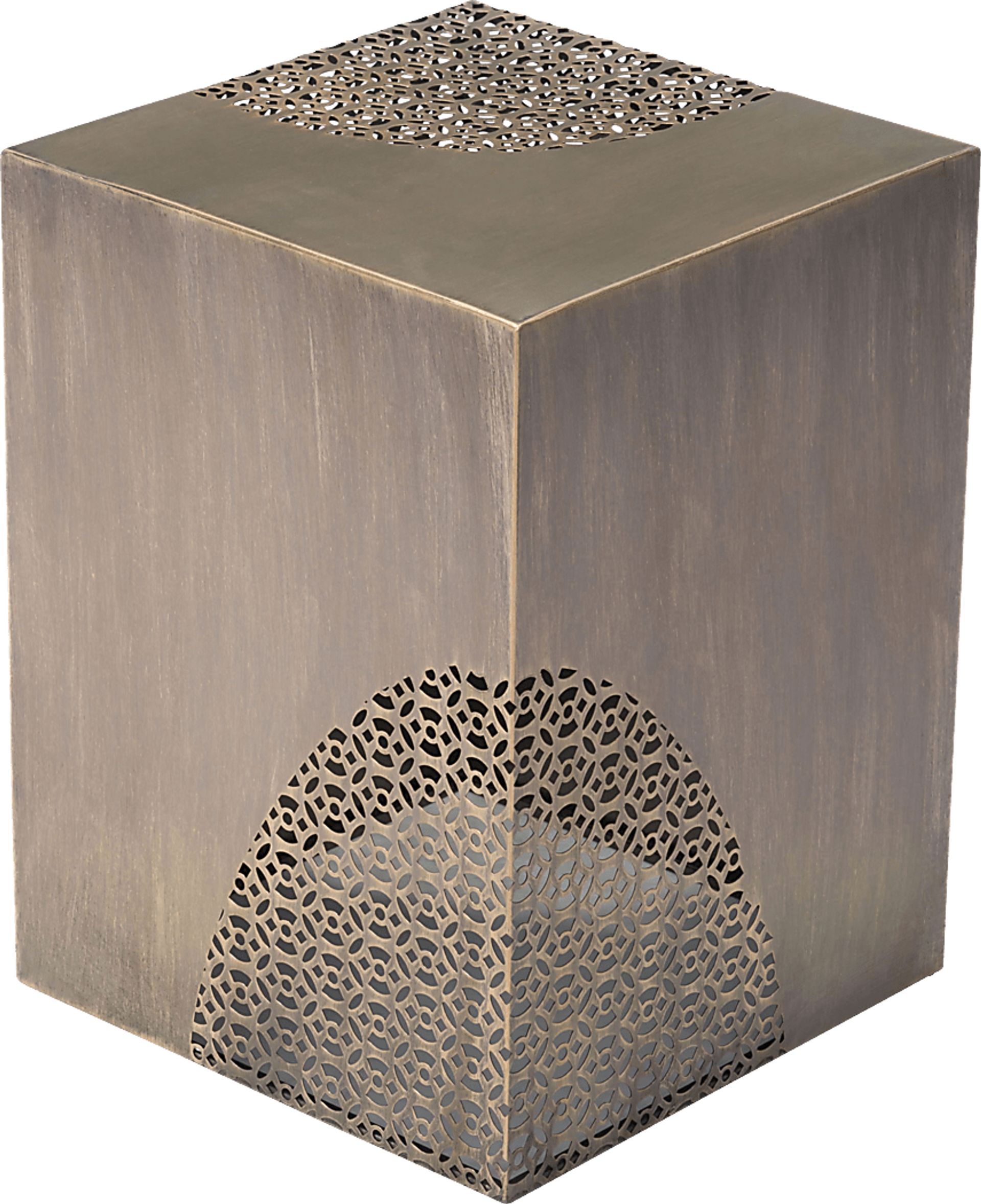 Poffert Gold Accent Table - Image 4
