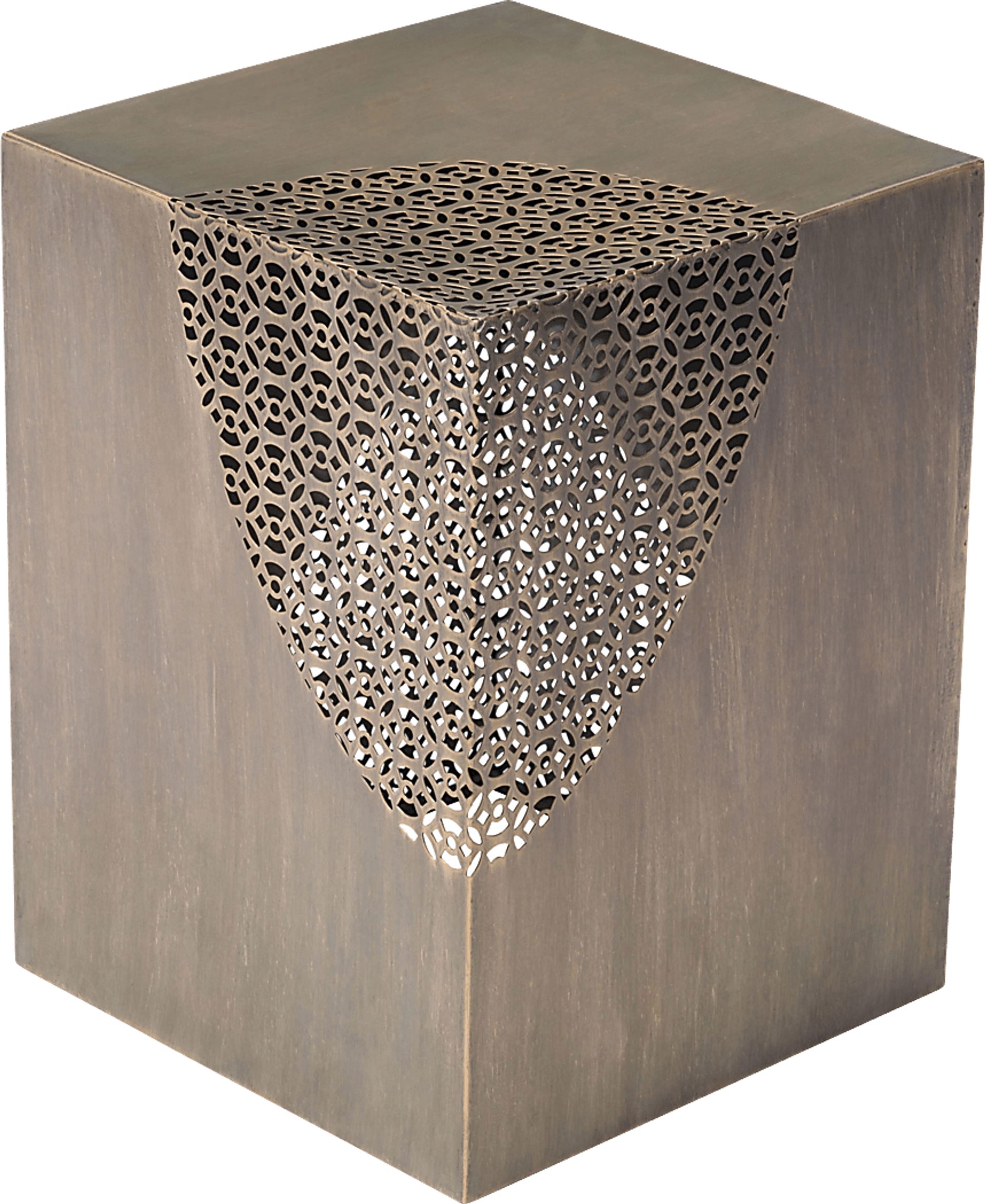 Poffert Gold Accent Table - Image 5