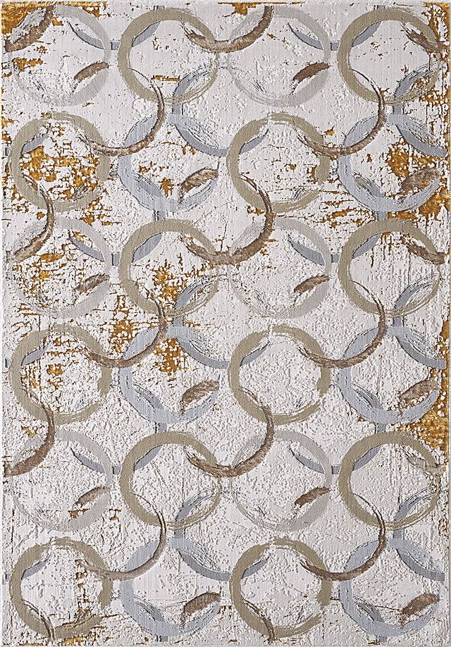 Poheree Beige 5'3 x 7'7 Rug - Thumbnail - Image 1