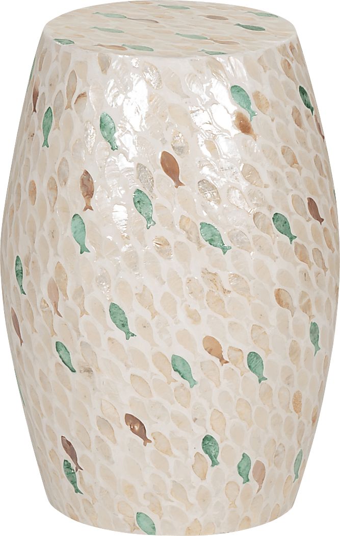 Poijour Ivory Accent Table