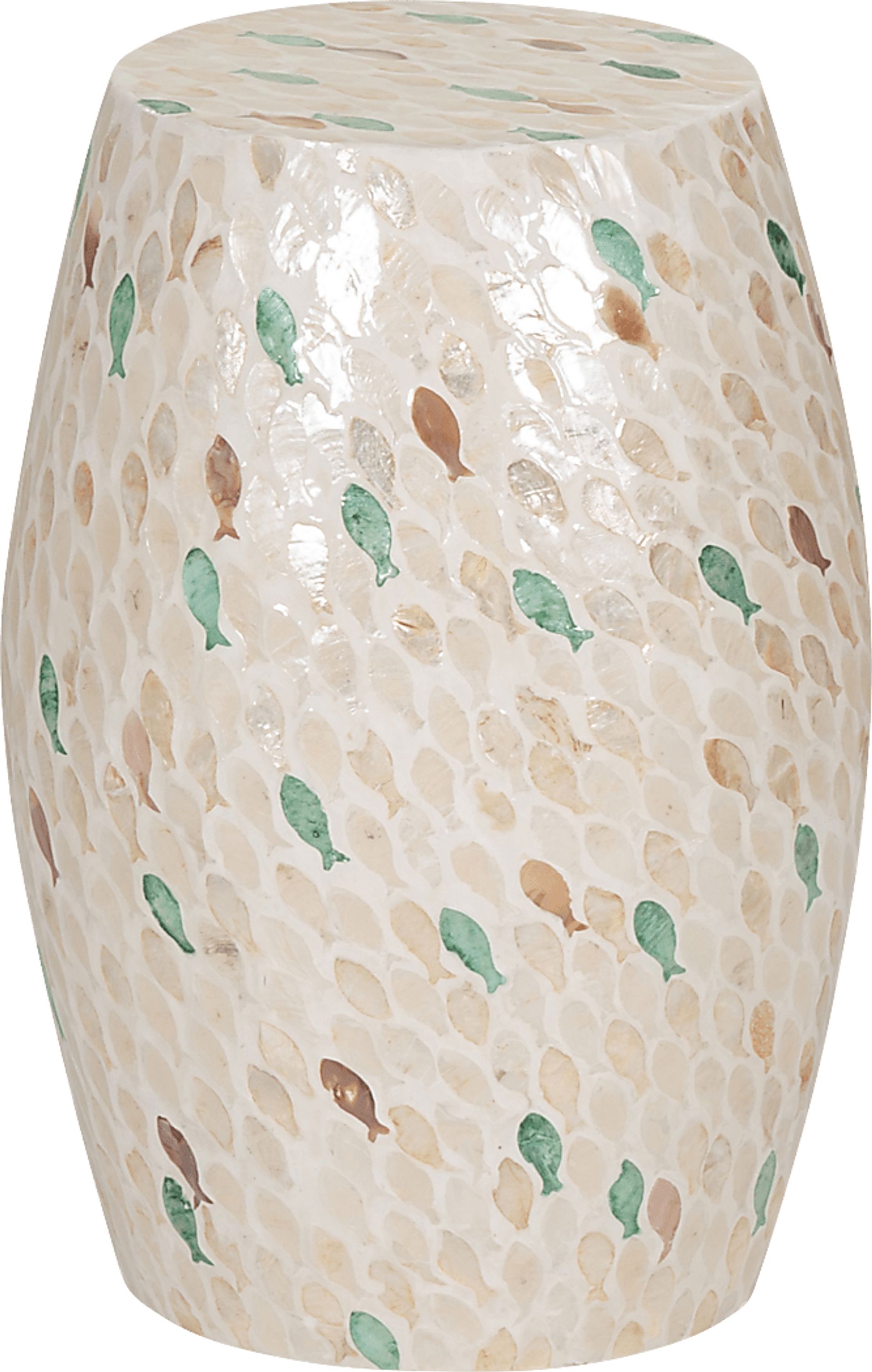 Poijour Ivory Accent Table - Image 1