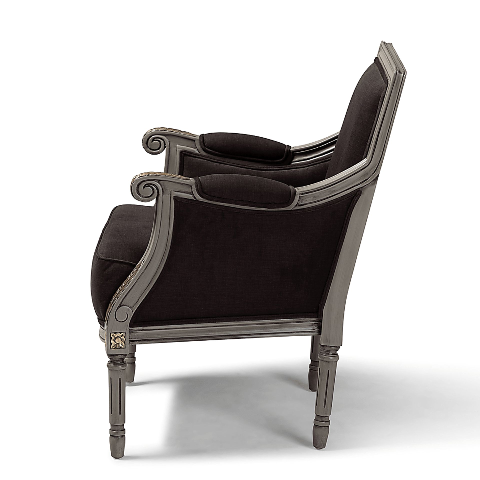 Poinsett Street Gray Accent Chair - Image 3