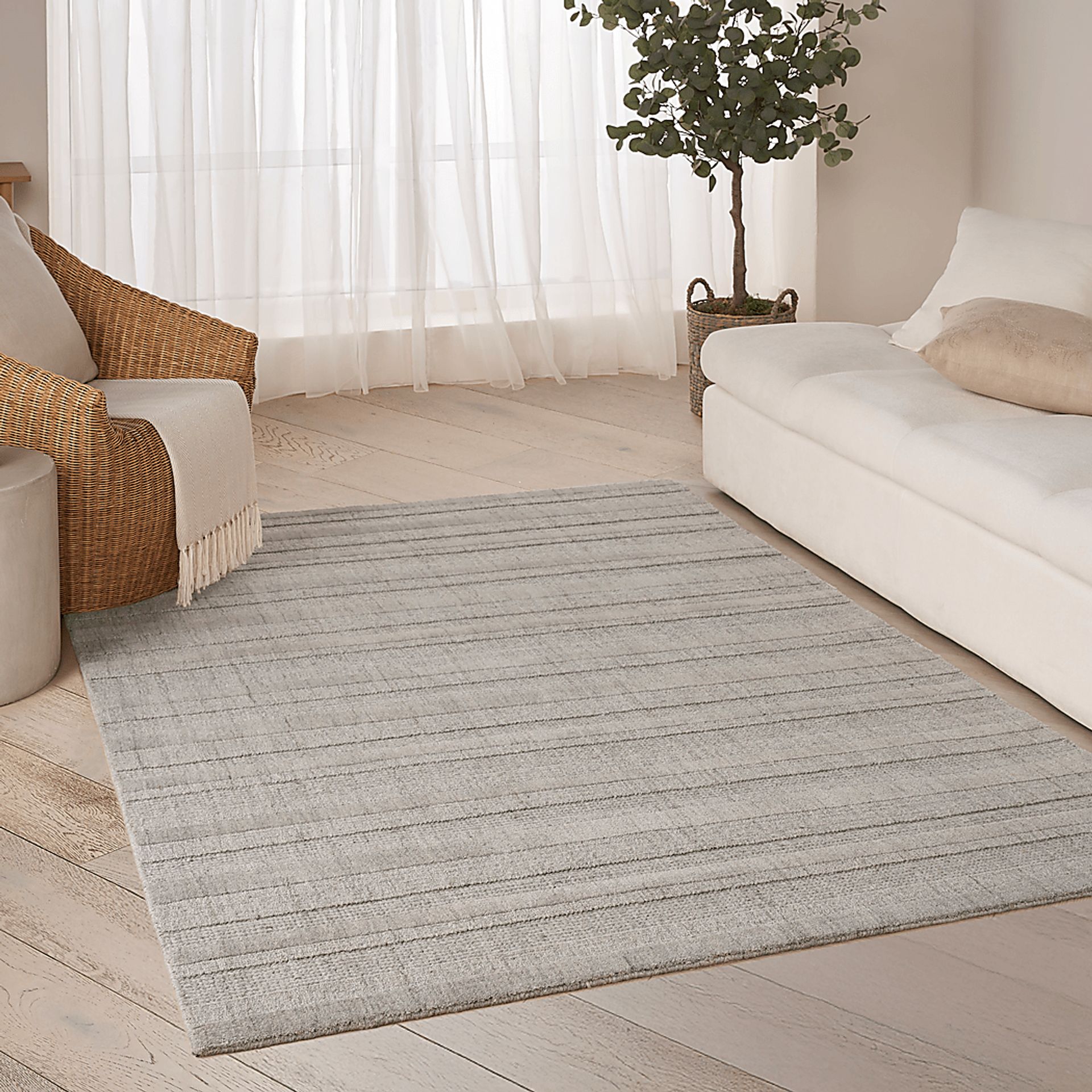 Point Dume Gray 7'9 x 9'9 Rug - Image 2