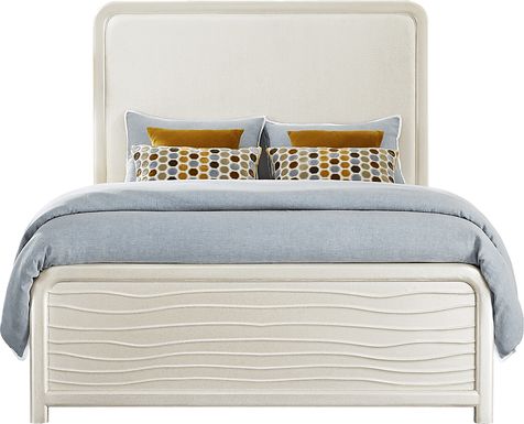 Point Loma White 3 Pc Queen Panel Bed