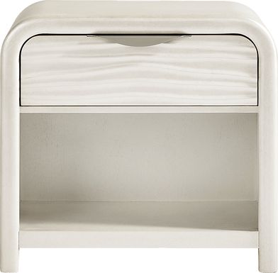 Point Loma White One Drawer Nightstand