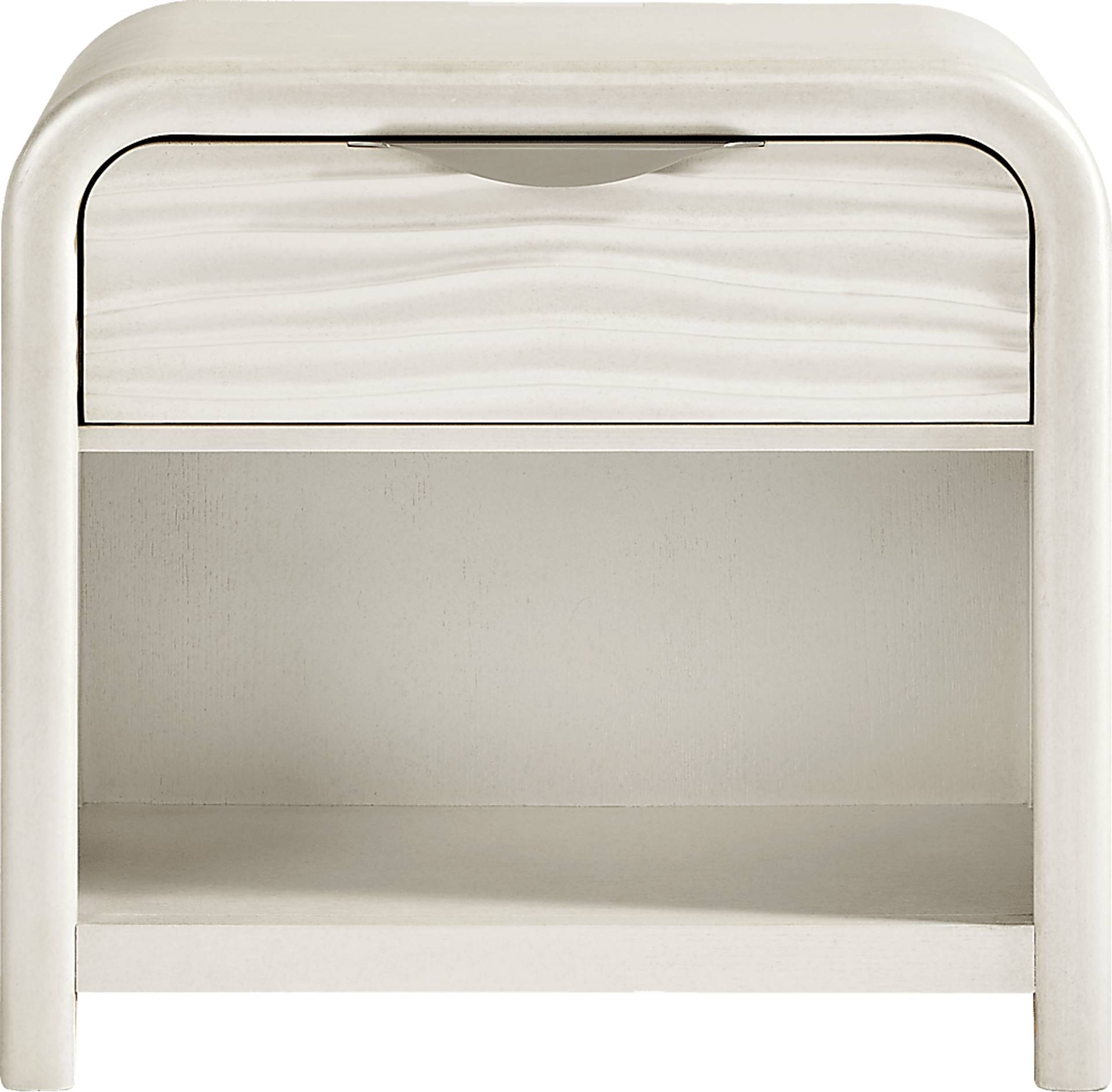 white open nightstand