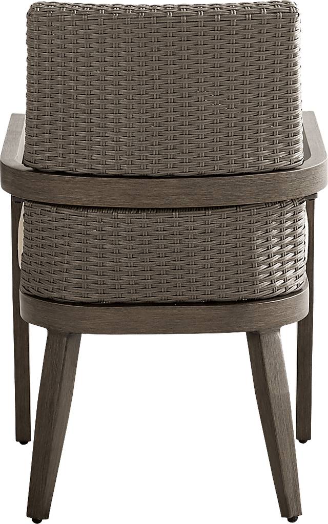 Point Reyes Brown Outdoor Arm Chair - Thumbnail - Image 3
