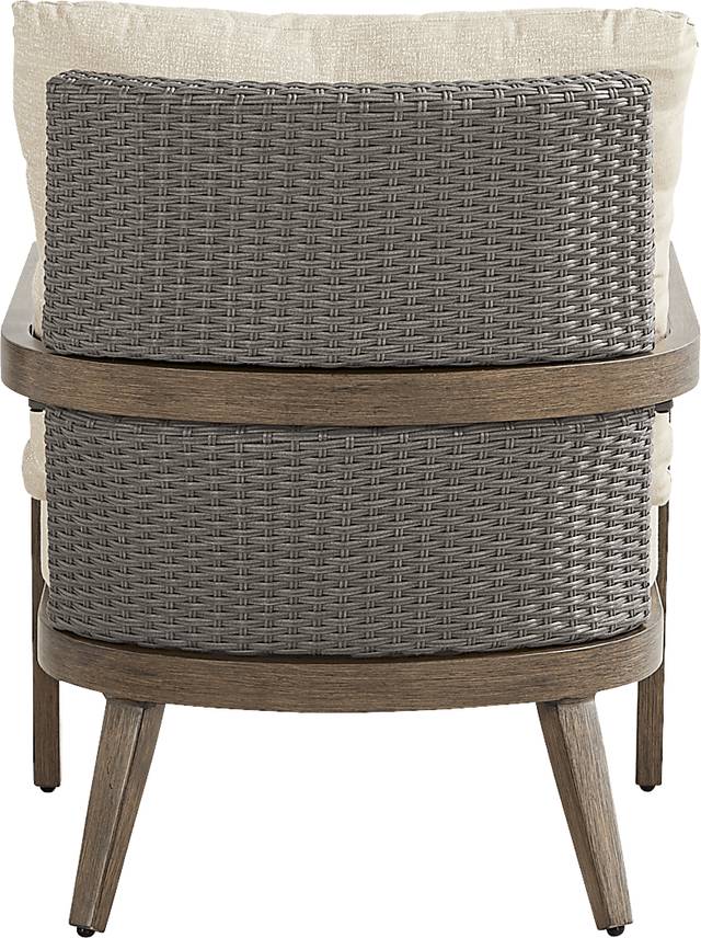 Point Reyes Brown Outdoor Club Chair - Thumbnail - Image 3