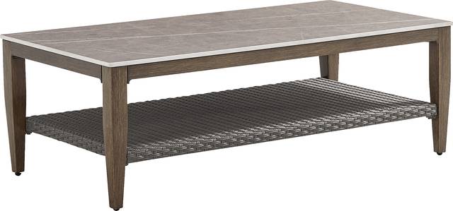 Point Reyes Brown Outdoor Cocktail Table - Thumbnail - Image 1