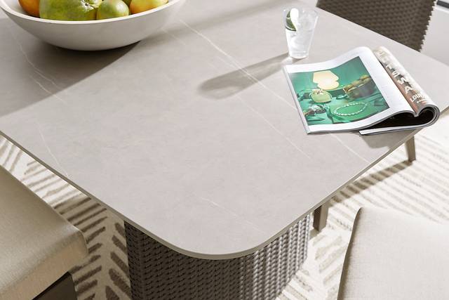 Point Reyes Brown 5 Pc Outdoor Dining Set - Thumbnail - Image 3