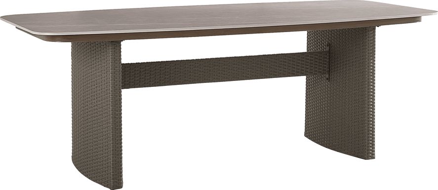 Point Reyes Brown Outdoor Dining Table