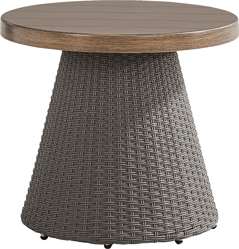 Point Reyes Brown Outdoor End Table