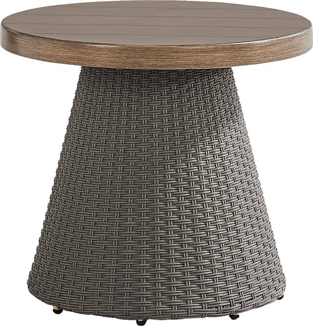 Point Reyes Brown Outdoor End Table - Thumbnail - Image 1