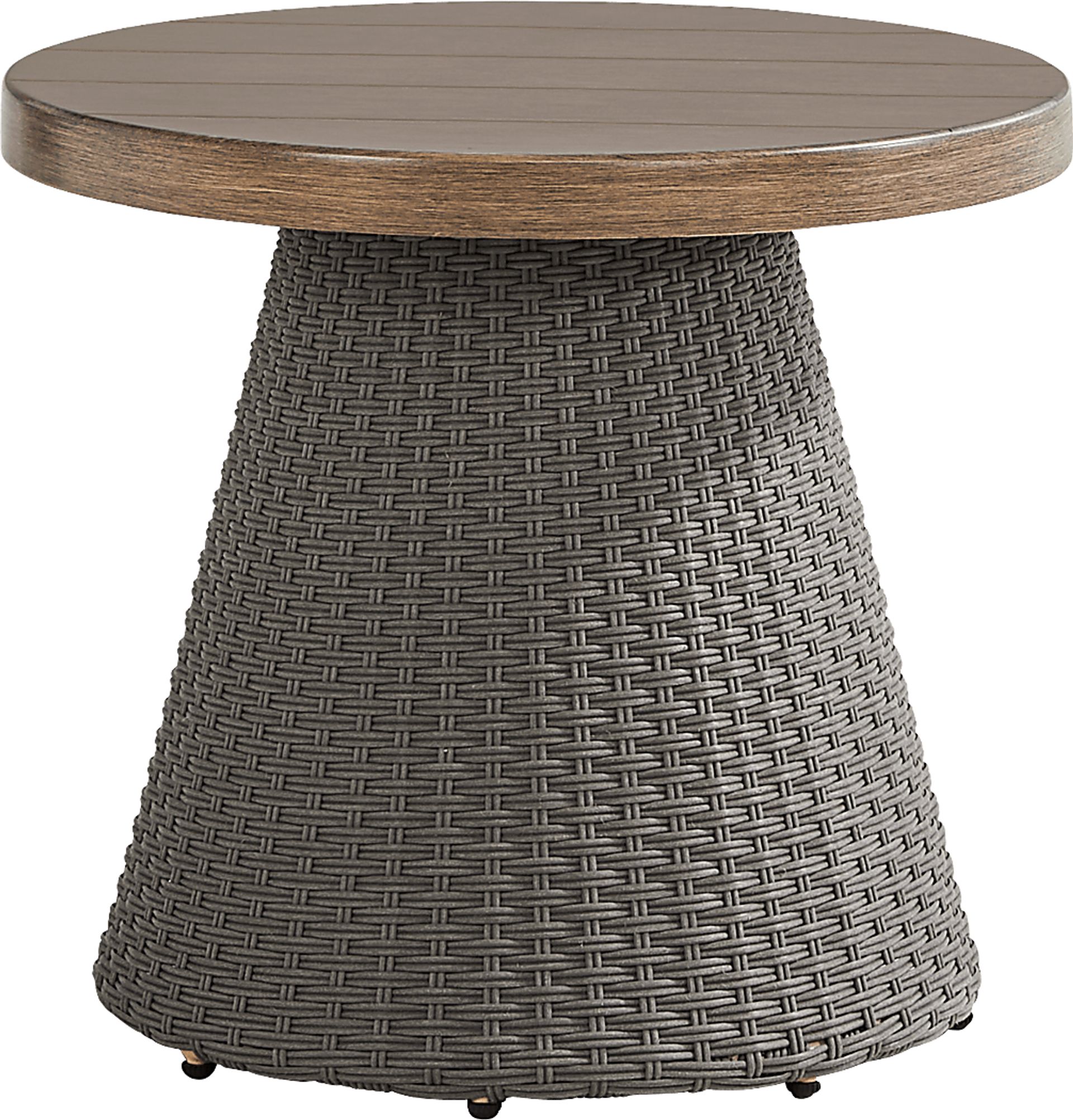 Point Reyes Brown Outdoor End Table - Image 1