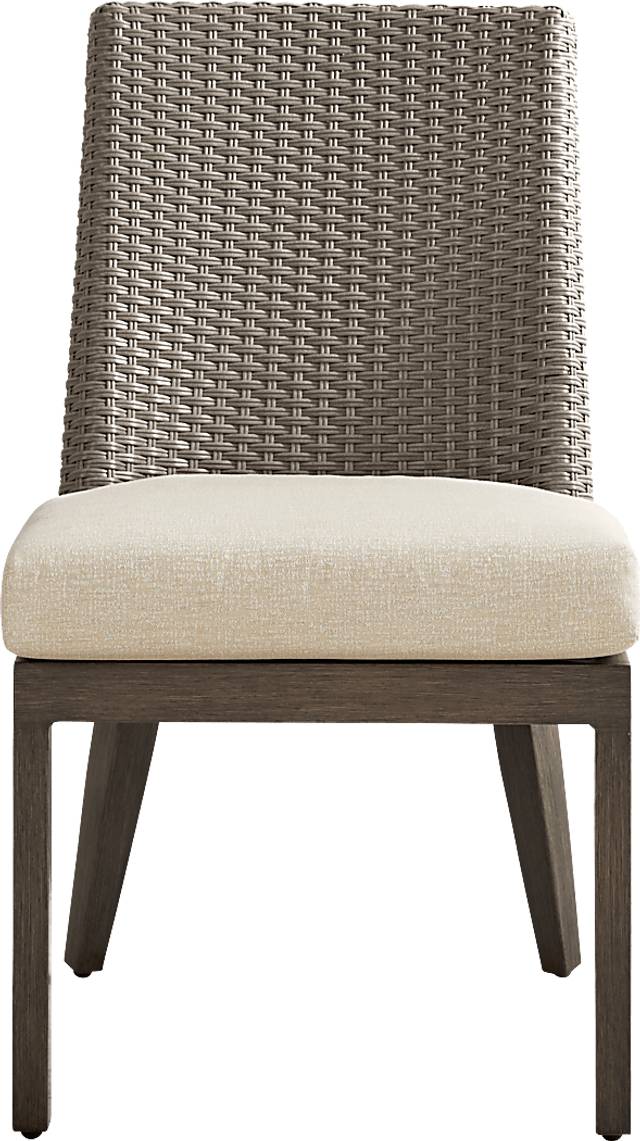 Point Reyes Brown Outdoor Side Chair - Thumbnail - Image 2