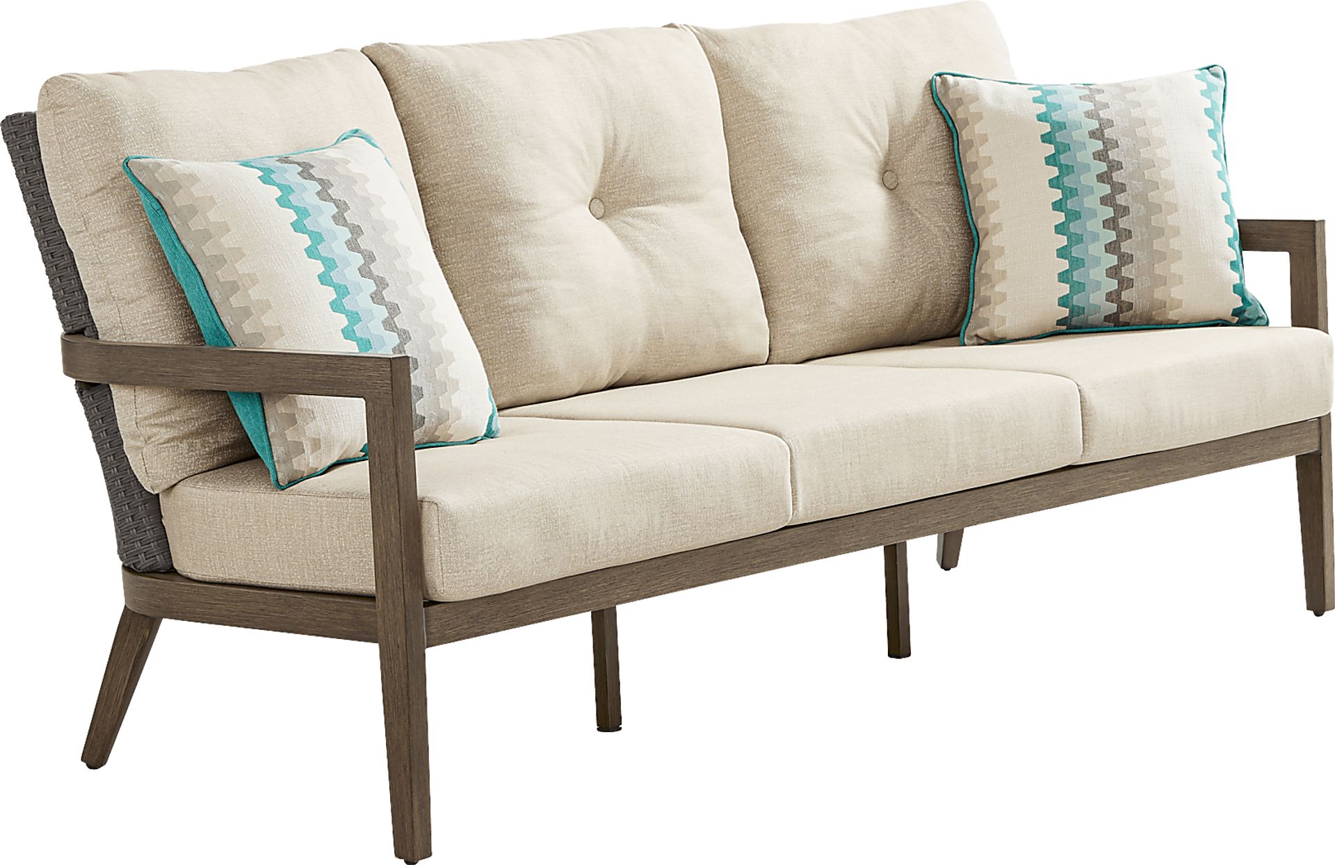 Point Reyes Brown Outdoor Sofa - Image 2