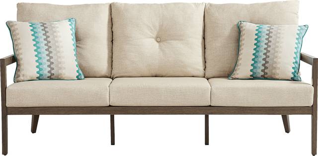 Point Reyes Brown Outdoor Sofa - Thumbnail - Image 1