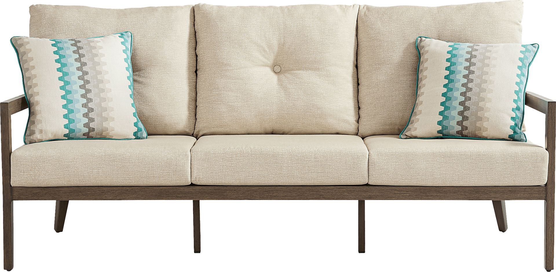 Point Reyes Brown Outdoor Sofa - Image 1