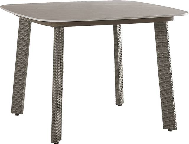 Point Reyes Brown Square Outdoor Dining Table - Thumbnail - Image 1