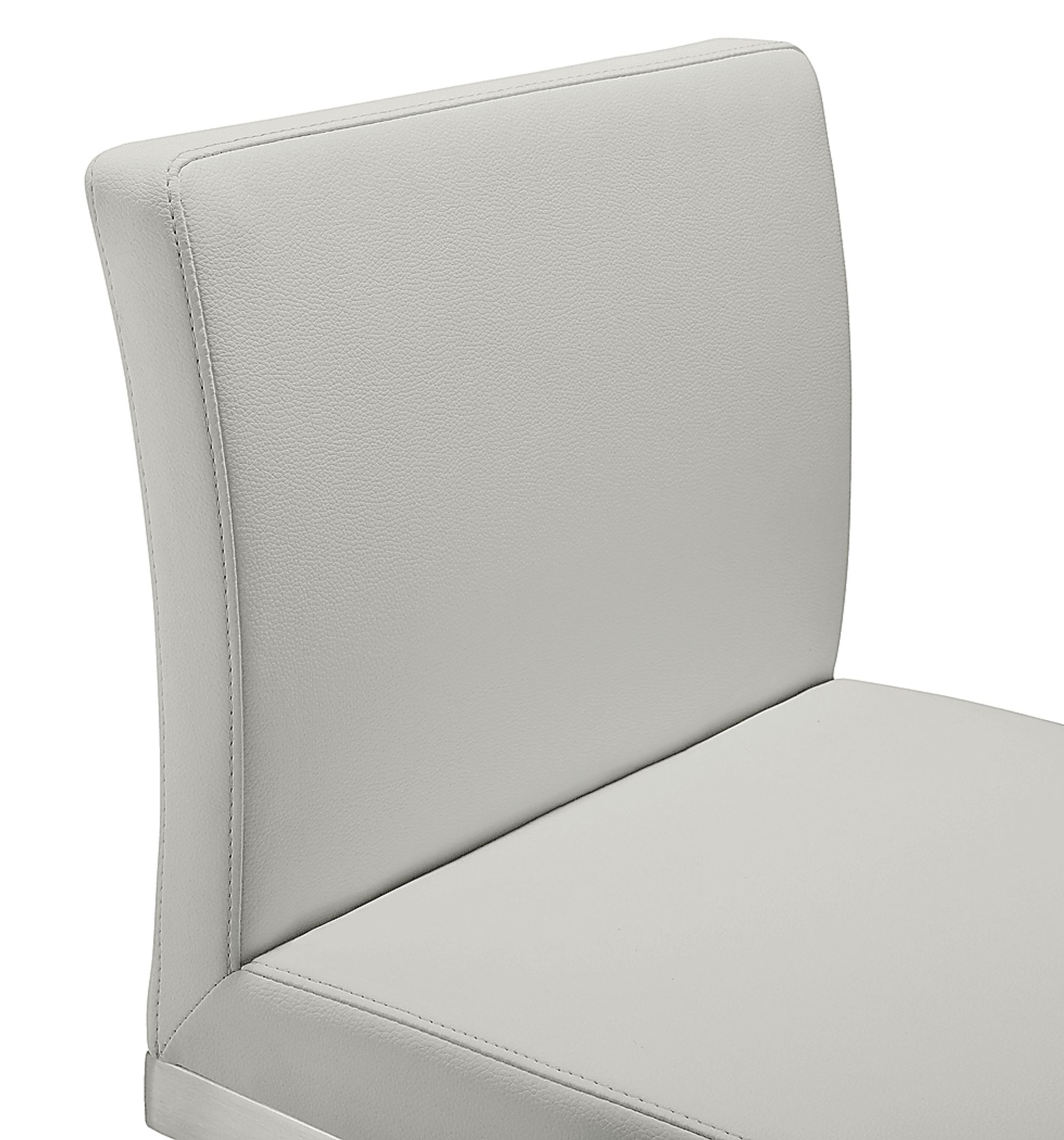 Polaris Light Gray Counter Height Stool, Set of 2 - Image 2